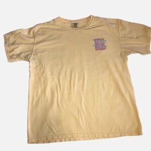 Tried And True Wild & Free Yellow T-Shirt Large Mens Unisex Comfort Colo…